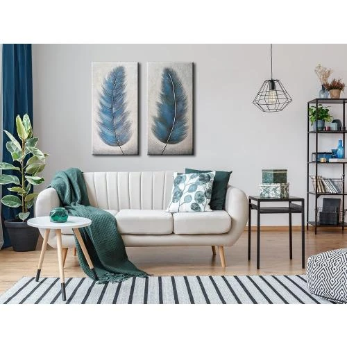 Détail de Peinture abstraite moderne Wieco Art, décoration murale
