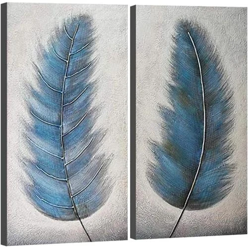 Peinture abstraite moderne Wieco Art, décoration murale - Vue principale