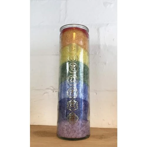 Détail de Bougie Chakra 100 Heures, Yogi 