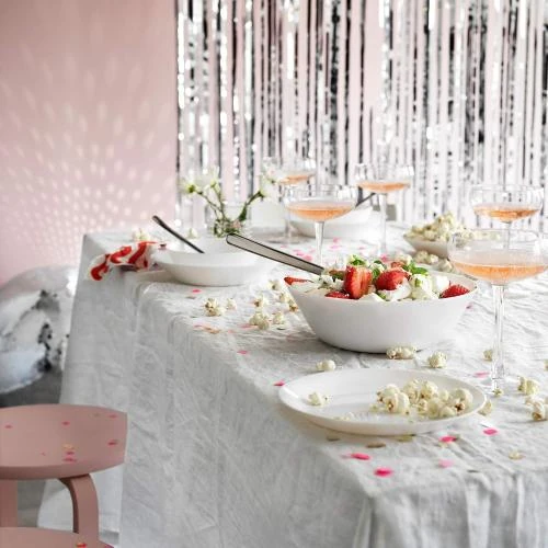Zoom sur Ikea Oftast Assiettes creuses verre trempé opale, blanc