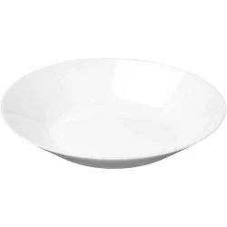 Ikea Oftast Assiettes creuses verre trempé opale, blanc