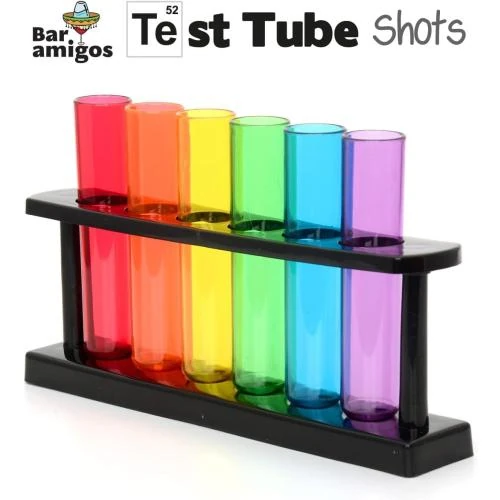 Zoom sur CKB LTD, Tube test cocktails, Lot 6, Multi couleurs