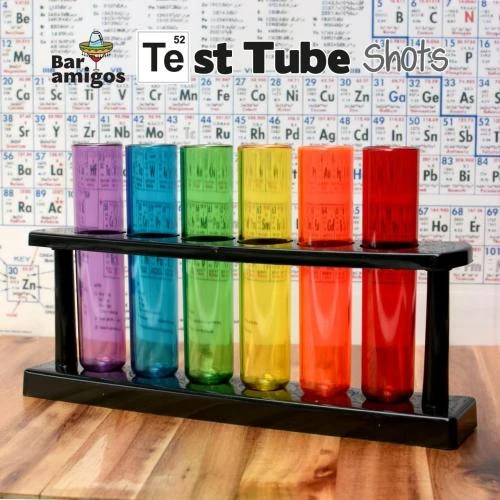 Détail de CKB LTD, Tube test cocktails, Lot 6, Multi couleurs