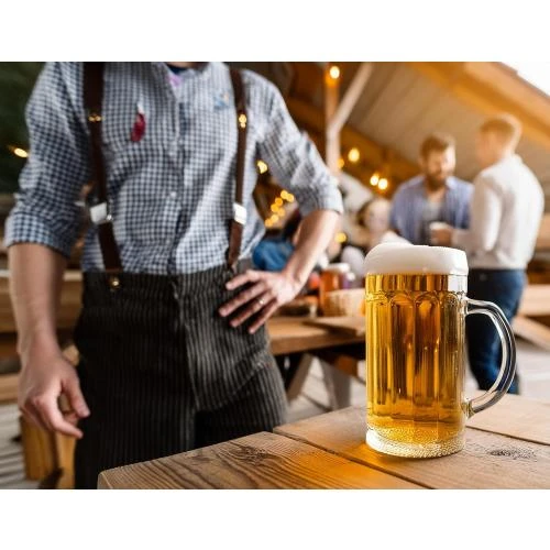 Détail de Set de verres à bière Krosno, 6 pièces, lave-vaisselle