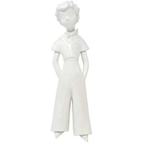 NEAMEDIA Figurine Petit Prince Sculpture Décorative Blanc - Vue principale
