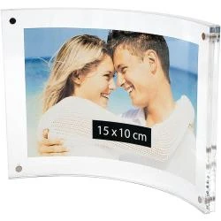 Cadre photo acrylique transparent, fermeture magnétique Wedo