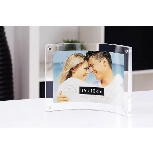 Détail de Cadre photo acrylique transparent, fermeture magnétique Wedo