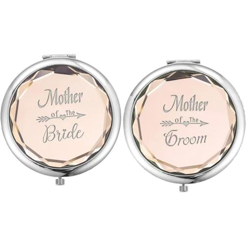 Miroirs Maquillage Compacts SFHMTL, Champagne, Lot 2 - Vue principale