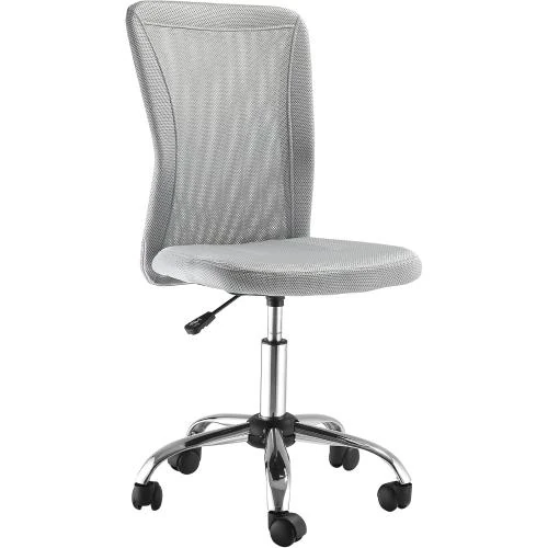 Chaise Bureau Ergonomique Hauteur Réglable, Maille Grise - Vue principale