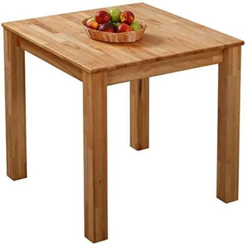 Table Cuisine Bois Massif Hêtre, Krok Wood, Design Bonn, Haute Qualité - Vue principale