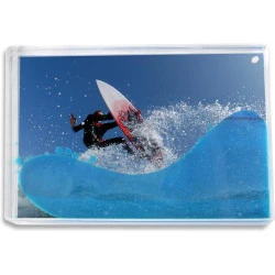 Cadre Photo Acrylique Bleu, Impression Liquide Adventa Fun