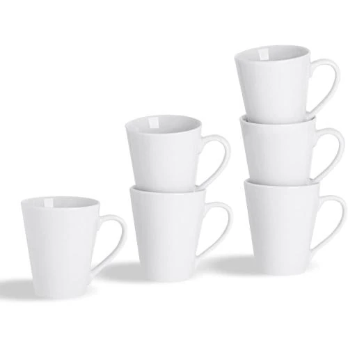 Tasses Blanches Argon Tableware, Thé, Café Latte, Boîte 24 - Vue principale