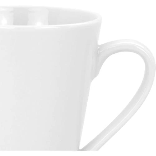 Zoom sur Tasses Blanches Argon Tableware, Thé, Café Latte, Boîte 24