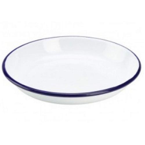 Présentation de Présentation Assiette à pâtes, riz en émail, Genware, 18 cm