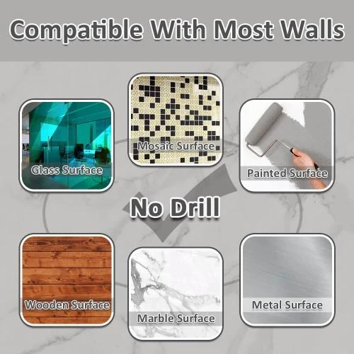 Zoom sur Horloge Murale 3D Mute Mintime, Autocollants Miroir Argent