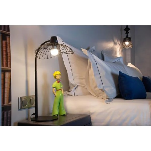 Zoom sur Sculpture Le Petit Prince, Figurine Verte, Neamedia