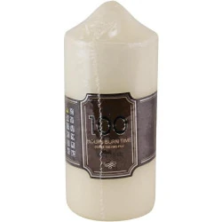 Bougie cylindrique trempée 100 heures, Carousel Home