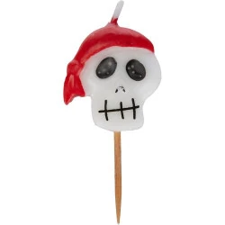 Bougies Paraffine Multicolores 8 Pirates, SCRAP COOKING en situation