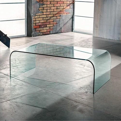 Table Basse en Verre Transparent Design Moderne - IMAGO FACTORY - Vue principale