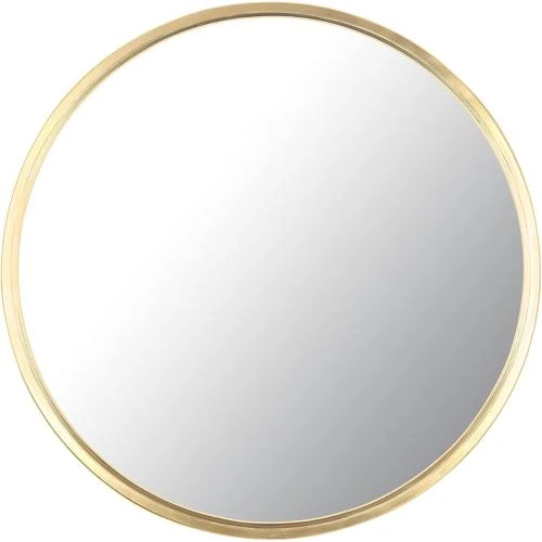 Miroir Rond Doré Mural, Salle de Bain, Salon, Chambre - Vue principale