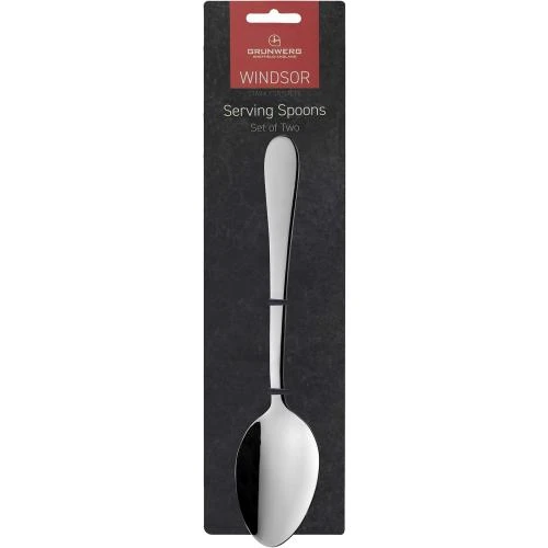 Détail de Grunwerg Windsor Cuillères Service Acier Inoxydable Miroir
