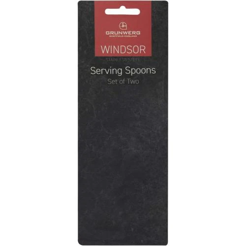 Zoom sur Grunwerg Windsor Cuillères Service Acier Inoxydable Miroir