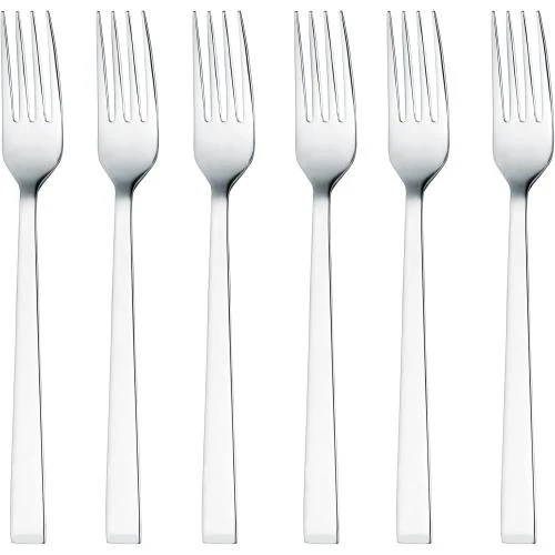 Ensemble 6 fourchettes acier inoxydable, série Copenhague - Vue principale