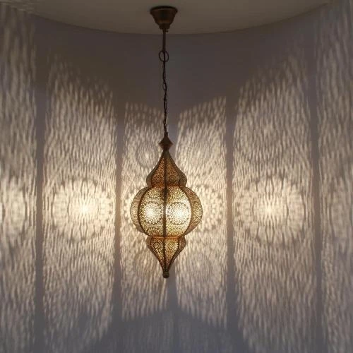 Détail de Lampe orientale Casa Moro Hayat LN2030, style marocain, boho chic