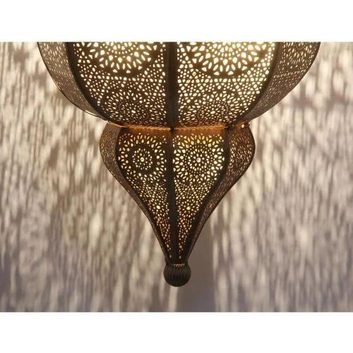 Zoom sur Lampe orientale Casa Moro Hayat LN2030, style marocain, boho chic
