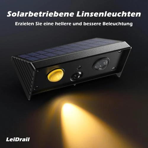 Détail de Lampes solaires LeiDrail, super lumineuses, 5 modes décoratifs
