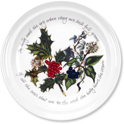 Détail de Assiette Portmeirion Holly Ivy, Céramique Multicolore, Lot 6