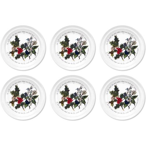 Présentation de Présentation Assiette Portmeirion Holly Ivy, Céramique Multicolore, Lot 6