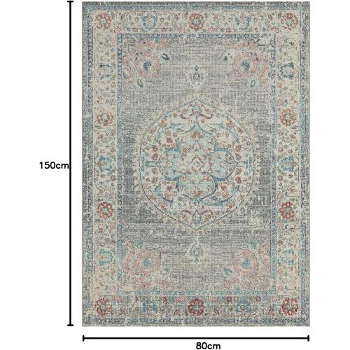 Présentation de Tapis Palma The Carpet, Gris Oriental, Résistant Intempéries, UV en situation