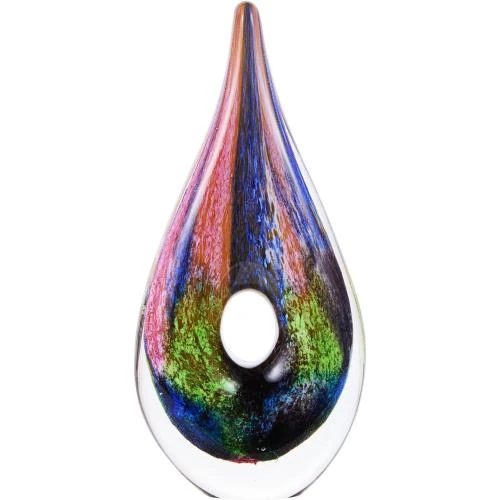 Sculpture verre soufflé goutte d'eau Luxury Lane décoration - Vue principale