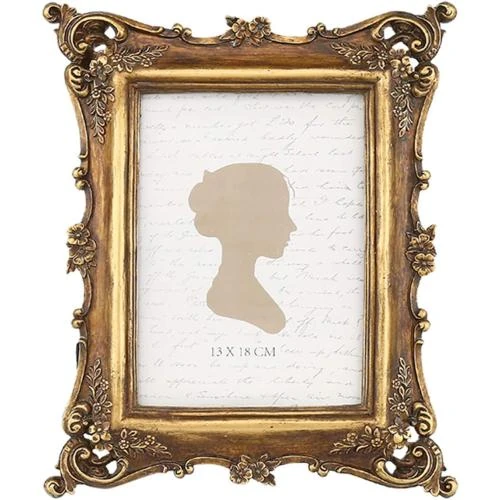 Cadre photo vintage antique, design élégant, décoration murale - Vue principale