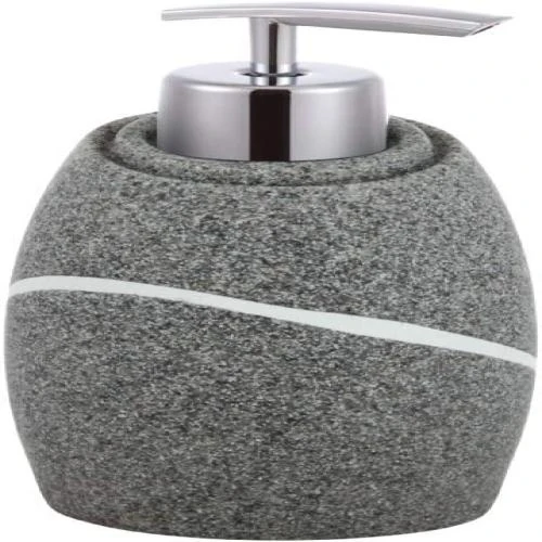 Détail de Set d'Accessoires de Salle de Bain 4 Pièces - Granit Noir