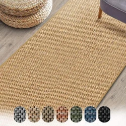 Tapis Moderne Sisal Durable, Qualité Supérieure, Naturel