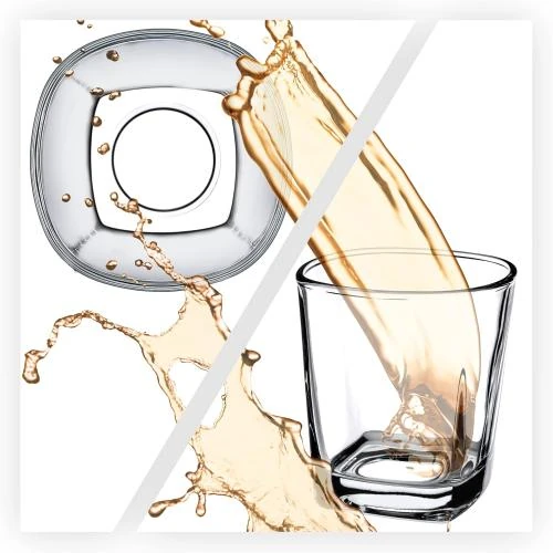 Zoom sur Kadax Verres à boissons, lot 6, robustes, lave-vaisselle