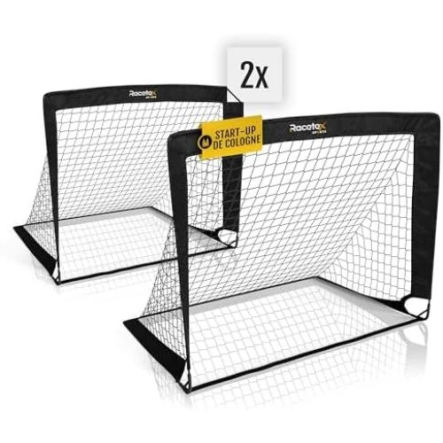 Lot de 2 Buts de Football pour Enfant avec Barres Renforcées - Vue principale