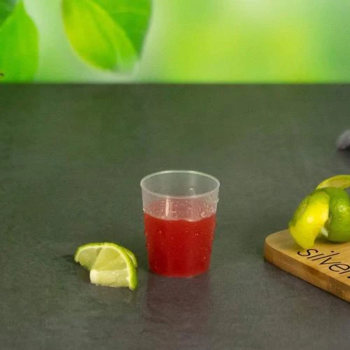 Silverkitchen 50 Verres Liqueur Plastique Incassables Transparents - Vue principale