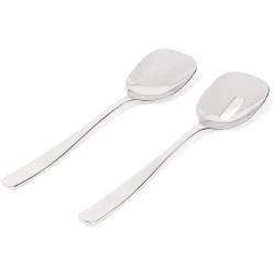 Couverts à Salade Alessi Ajm22, Acier Inoxydable Brillant
