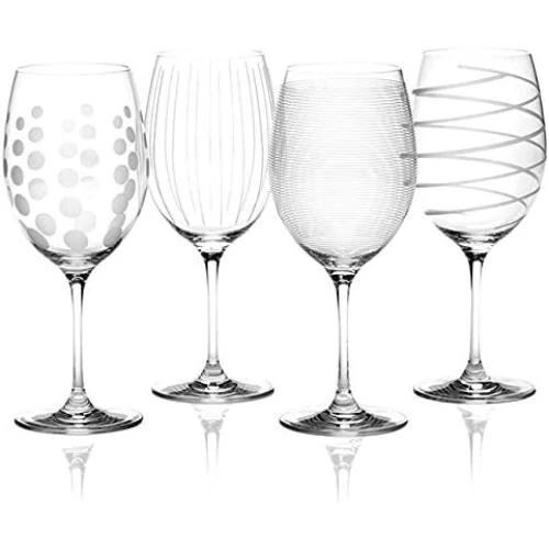 Détail de Verres à Vin Rouge en Cristal, Creative Tops, Lot 4