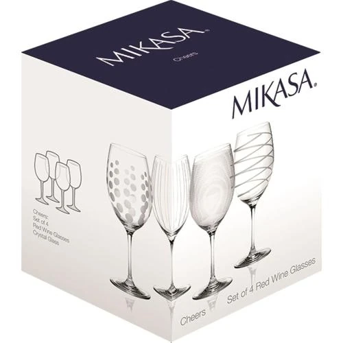 Verres à Vin Rouge en Cristal, Creative Tops, Lot 4 - Vue principale