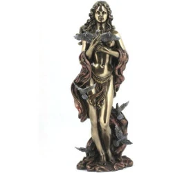 Statue Aphrodite, Déesse Amour, Bronze, Pacific Giftware