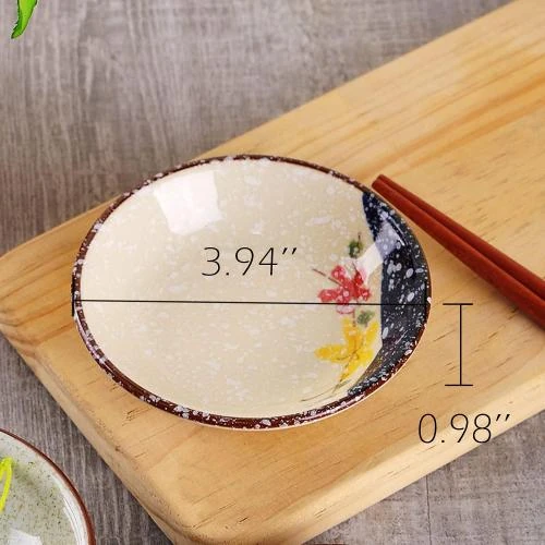 Détail de WHJY Assiettes en Porcelaine Japonaise, Set 5 pièces