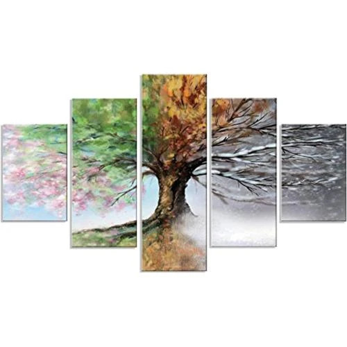 Tableau Multi Panneaux Bois Multicolore Lupia Vogue - Vue principale