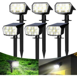 Spot Solaire Extérieur AXDUWAB, 59 LED, Étanche IP67