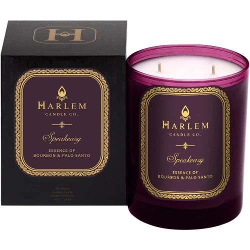 Détail de Bougie luxe Speakeasy Harlem Candle Company, double mèche