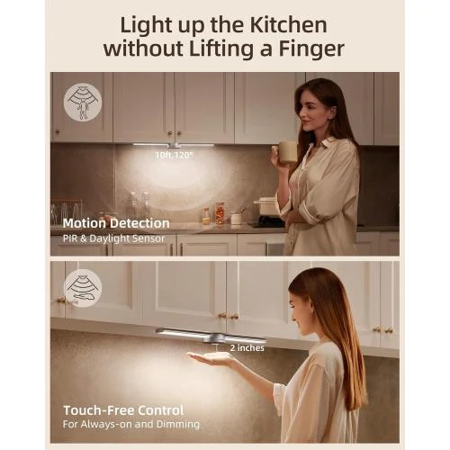 Détail de Lampe LED Rechargeable, Détecteur Mouvement, Éclairage Cuisine