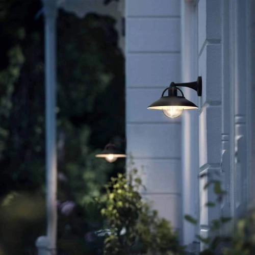 Détail de Applique murale extérieure Philips Lighting Cormorant, noire